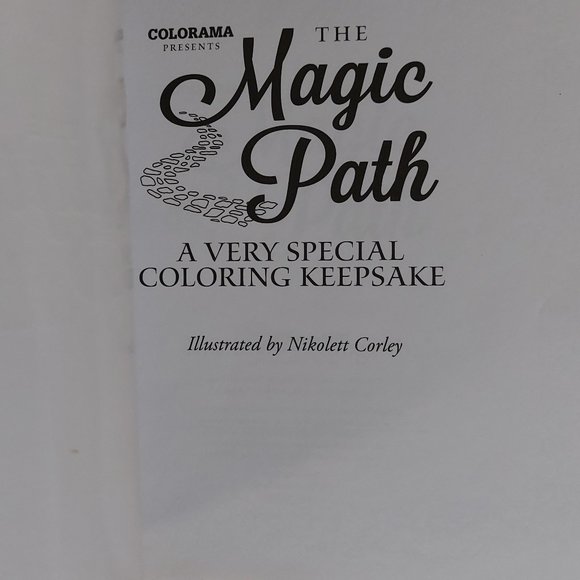 The Magic Path By Colorama VERY SPECIAL COLORING KEEPSAKE - Picture 5 of 6